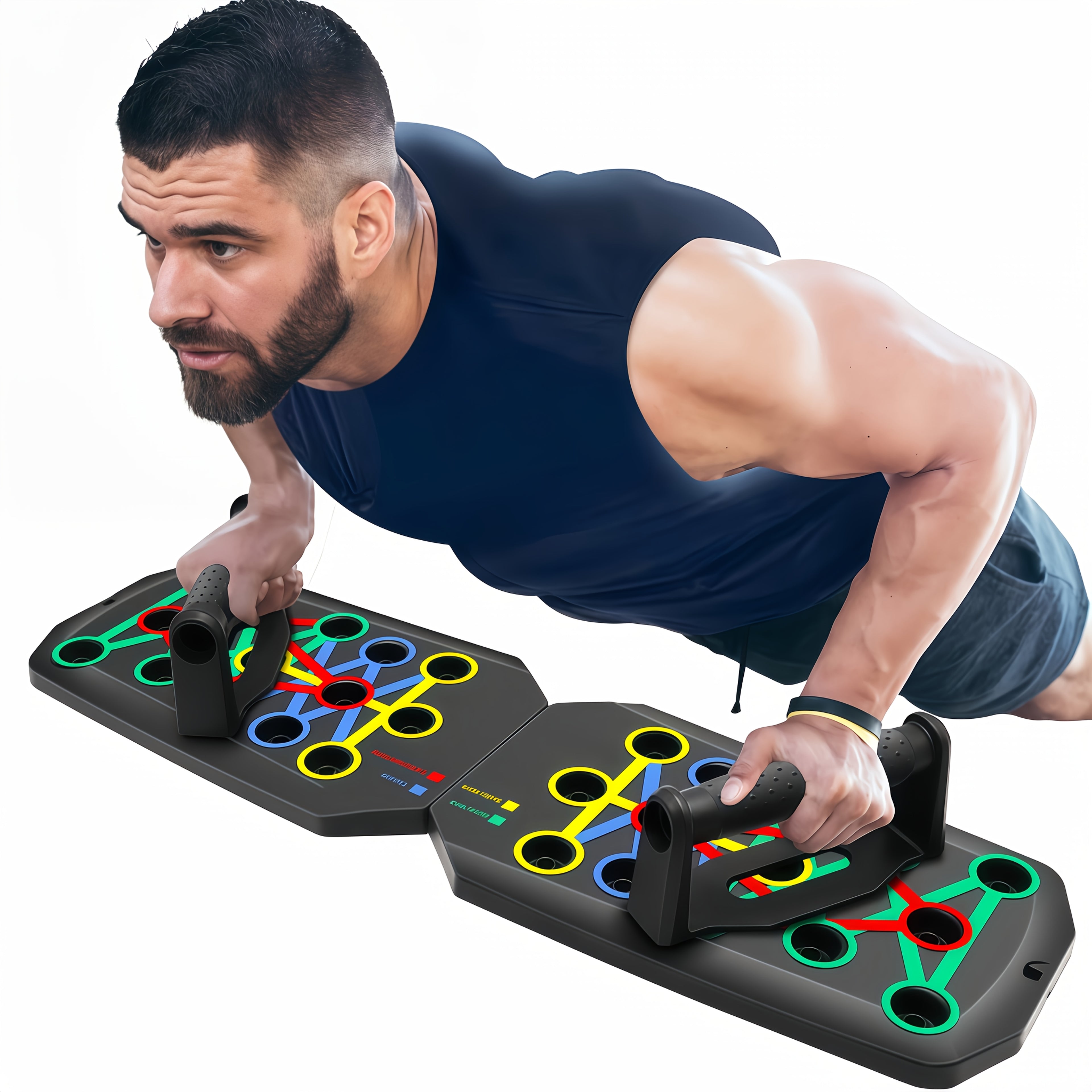28-Hole Push-Up Board